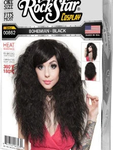 Cheap 🔥 ROCKSTAR WIGS Cosplay Bohemian [Black] | WIG 🥰 -Alternative Accessories Elegant Store rockstar wigs bohemian black wig 3 3232d423 f817 4313 a118 d765ccaaa670 700x700