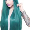 Cheap ✔️ ROCKSTAR WIGS Cosplay Yaki Straight Turquoise Mix | WIG [32 INCH] ⌛ -Alternative Accessories Elegant Store rockstar wigs yaki straight turquoise mix wigs 32 inch 1 700x700