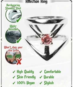 Wholesale 🤩 ROGUE AND WOLF All Affection [Mirror Steel] | RING 💯 -Alternative Accessories Elegant Store rogue and wolf affection mirror steel ring 8 43a0a27c 0d03 4656 9336 dfdb4a97299d 700x700