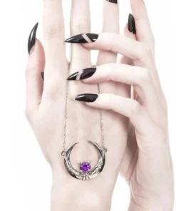 Budget 🌟 ROGUE AND WOLF The Moon Eclipse [Sterling Silver] | NECKLACE 🎉 -Alternative Accessories Elegant Store rogue and wolf eclipse sterling silver necklace 3 700x700