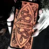 Deals ❤️ ROGUE AND WOLF All Grimoire [Cherry Wood] | PHONE CASE** 🛒