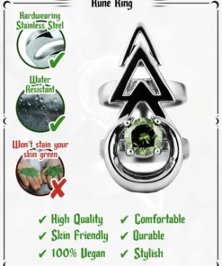 Brand new 🎉 ROGUE AND WOLF All Rune [Mirror Steel] | RING ⌛ -Alternative Accessories Elegant Store rogue and wolf rune mirror steel ring 13 8cce1567 8ccd 49b3 b0cb 13e106bc4629 700x700