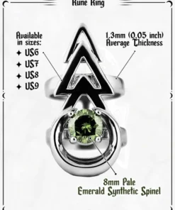 Brand new 🎉 ROGUE AND WOLF All Rune [Mirror Steel] | RING ⌛ -Alternative Accessories Elegant Store rogue and wolf rune mirror steel ring 14 aae82d9d 487f 437b b899 81ef84406183 700x700