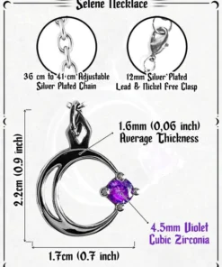 Wholesale ⌛ ROGUE AND WOLF The Moon Selene [Mirror Steel] | NECKLACE ⭐ -Alternative Accessories Elegant Store rogue and wolf selene mirror steel necklace 7 2dc43311 7ce6 43ca aa52 f2d2facd740d 700x700