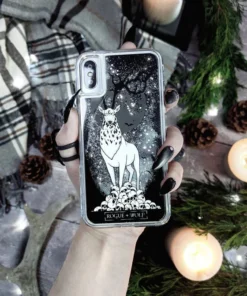New ⌛ ROGUE AND WOLF All Stag Guardian [Silver Glitter] Shock Resistant | PHONE CASE 🛒 -Alternative Accessories Elegant Store rogue and wolf stag guardian silver glitter shock resistant phone case 10 b2215a64 22a6 431f b5d2 127d85d93dd2 700x700