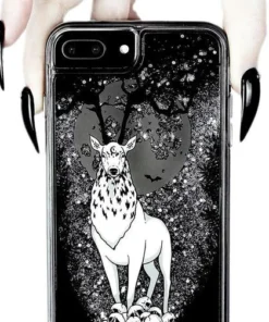 New ⌛ ROGUE AND WOLF All Stag Guardian [Silver Glitter] Shock Resistant | PHONE CASE 🛒 -Alternative Accessories Elegant Store rogue and wolf stag guardian silver glitter shock resistant phone case 4 3d8543db 79e1 4424 9e5f 04ed764d270d 700x700