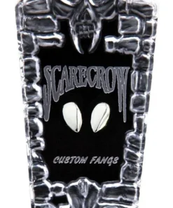 Deals 🔔 SCARECROW 🎃 Halloween Glam Deluxe Chrome [SMALL] | CUSTOM FANGS 🎁