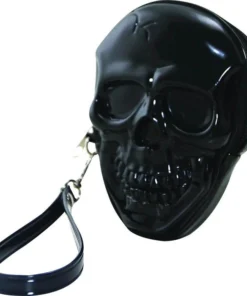 Cheapest 🎉 SLEEPYVILLE CRITTERS 💀 Halloween Smiling Skull Zippered | WRISTLET PURSE 🌟