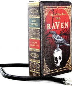 Flash Sale 🥰 SLEEPYVILLE CRITTERS Edgar Allan Poe The Raven Vintage Book | CLUTCH BAG 🎁 -Alternative Accessories Elegant Store sleepyville critters the raven vintage book clutch bag 2 4fb01221 0021 4cec 8c46 3defcd04a1a9 700x700