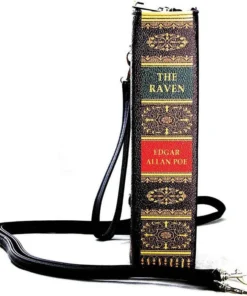 Flash Sale 🥰 SLEEPYVILLE CRITTERS Edgar Allan Poe The Raven Vintage Book | CLUTCH BAG 🎁 -Alternative Accessories Elegant Store sleepyville critters the raven vintage book clutch bag 3 679b8a01 a1bf 4975 a499 d4ce956ef17d 700x700