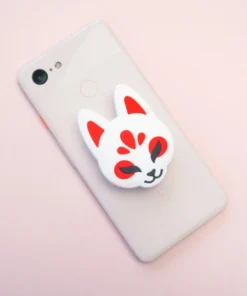 Cheap ❤️ TOKYO SHOJO Anime & Manga Kitsune Mask | PHONE GRIP 💯 -Alternative Accessories Elegant Store tokyo shojo kitsune mask phone grip 1 700x700