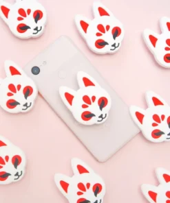 Cheap ❤️ TOKYO SHOJO Anime & Manga Kitsune Mask | PHONE GRIP 💯 -Alternative Accessories Elegant Store tokyo shojo kitsune mask phone grip 2 700x700